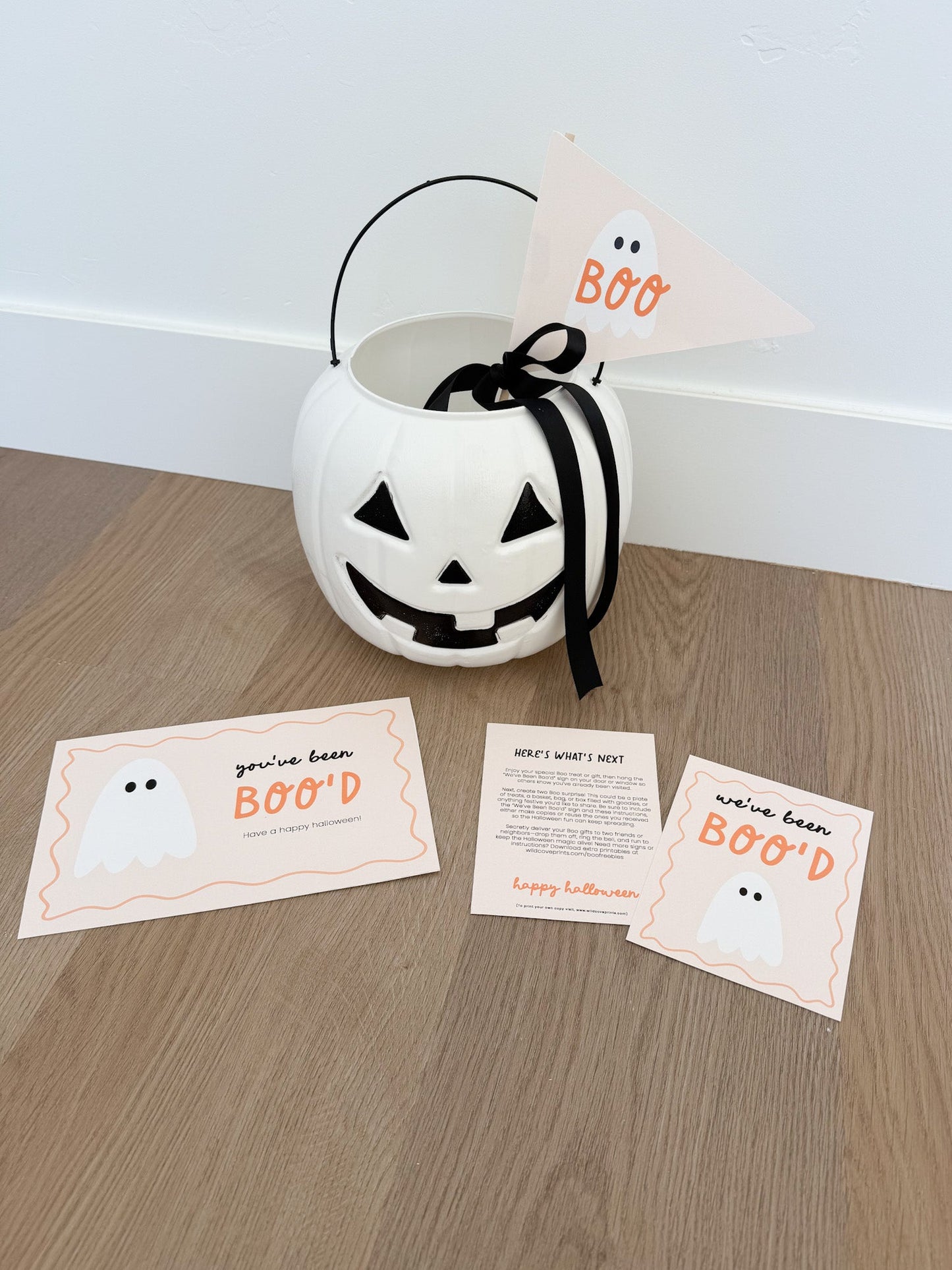Printable You've been Boo'd Orange