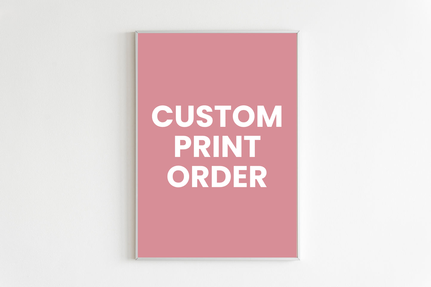 Custom Color or Text Art Print - Personalize print, Color Match, Color my print