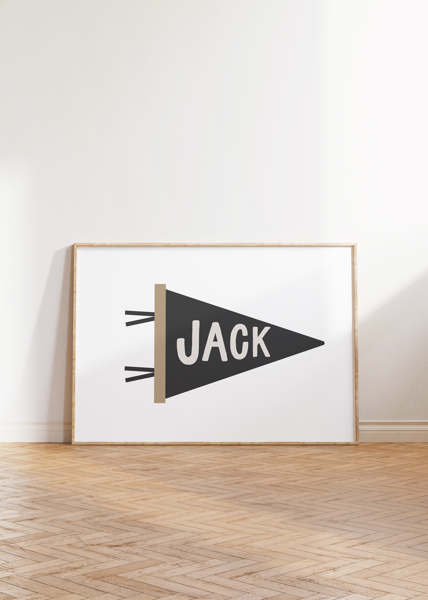 Personalized Name Pennant Print