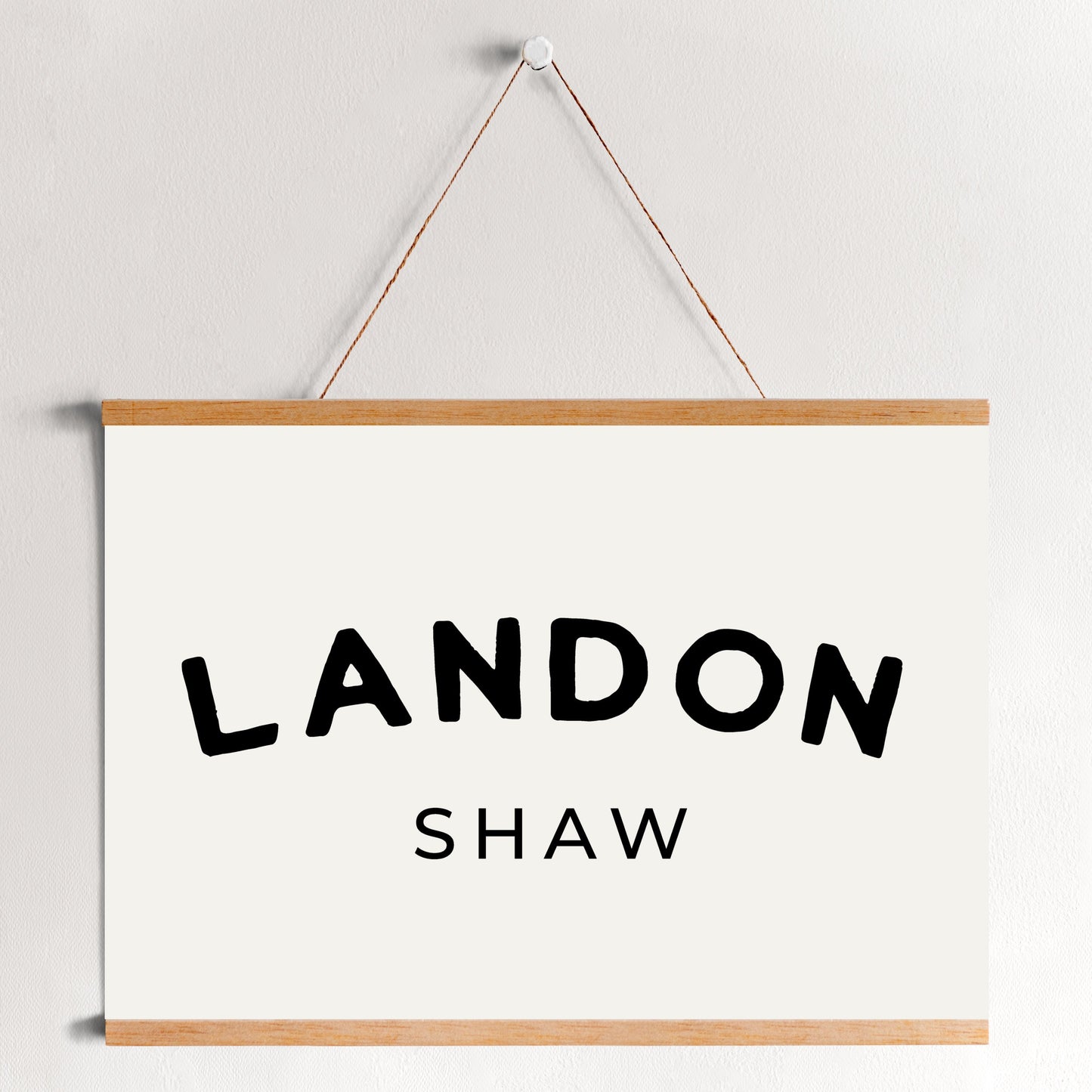 Personalized Name Wall Print