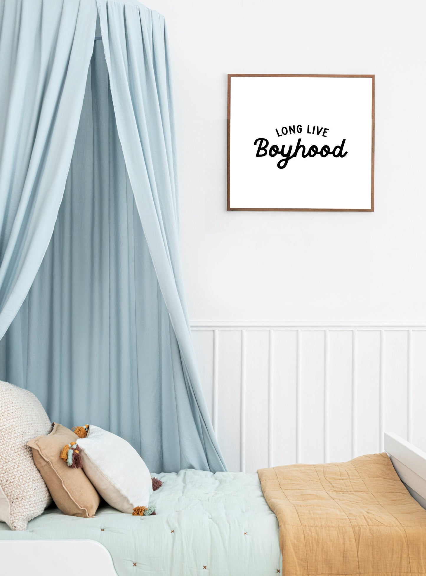Long Live Boyhood Wall Print
