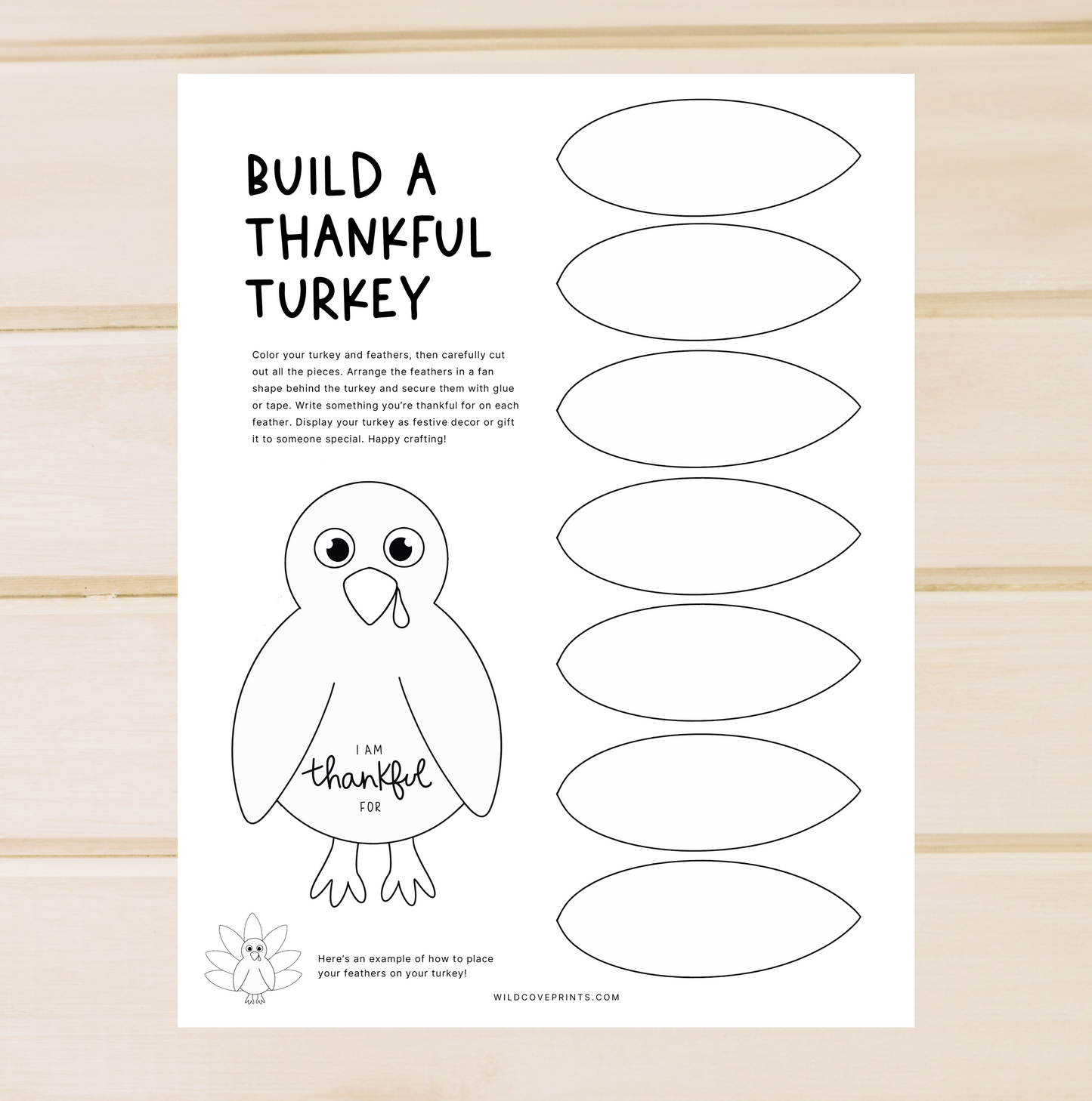 Thanksgiving Turkey Craft