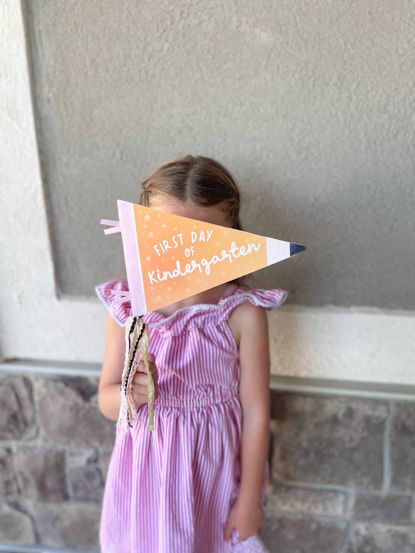 First Day Of School Pennant Flags