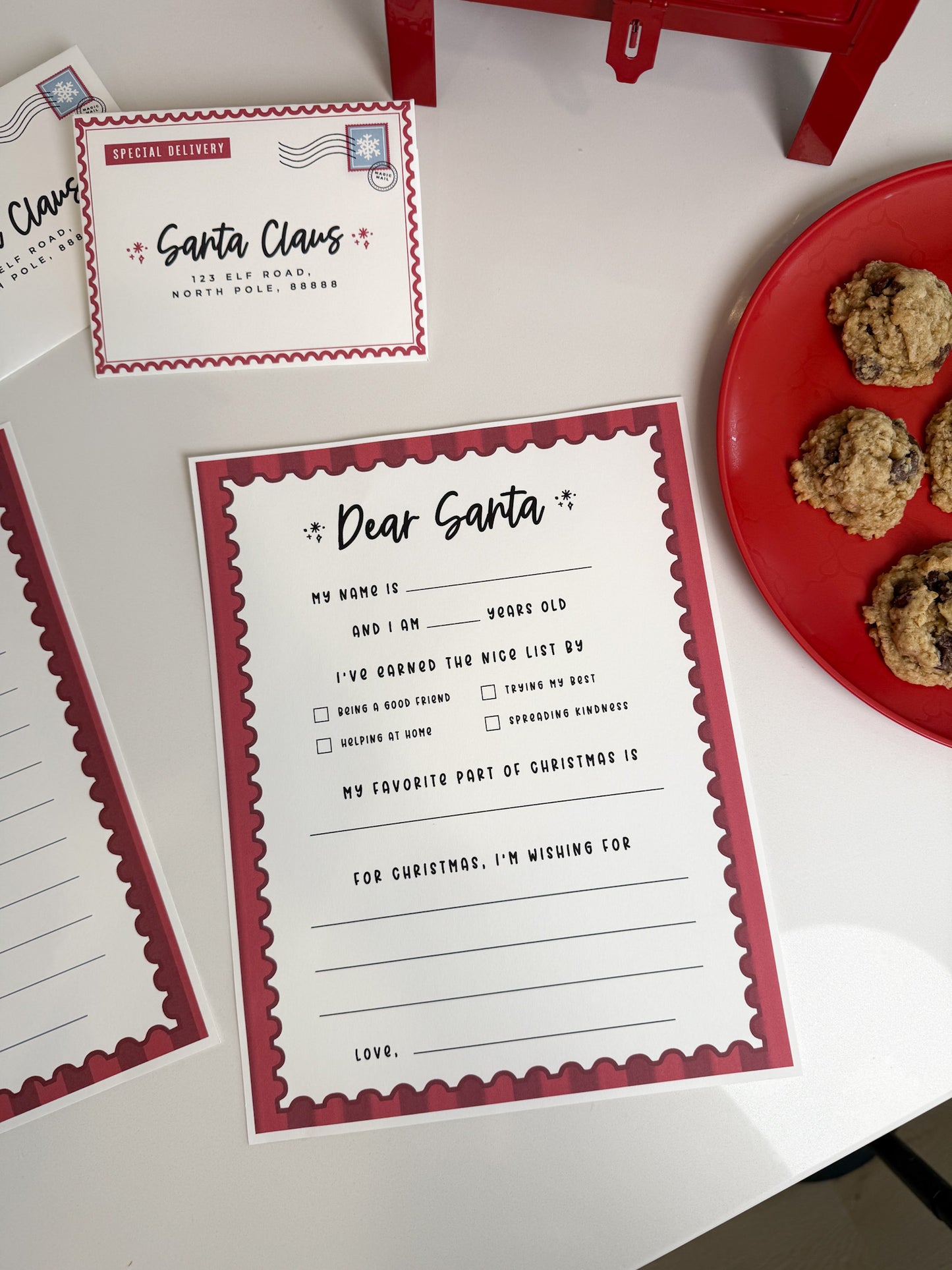 Letter To Santa Kit Printable