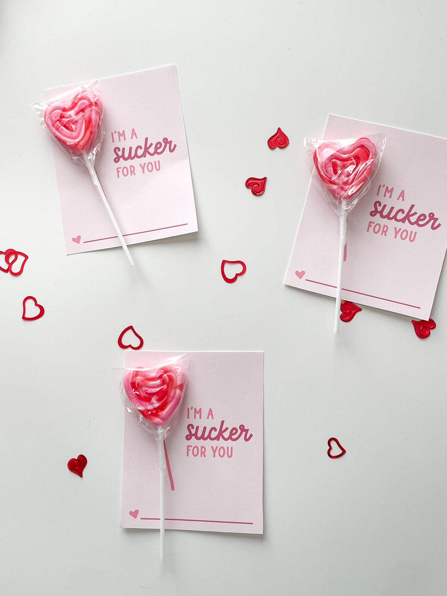 I'm a sucker for you valentine — Printable Valentines