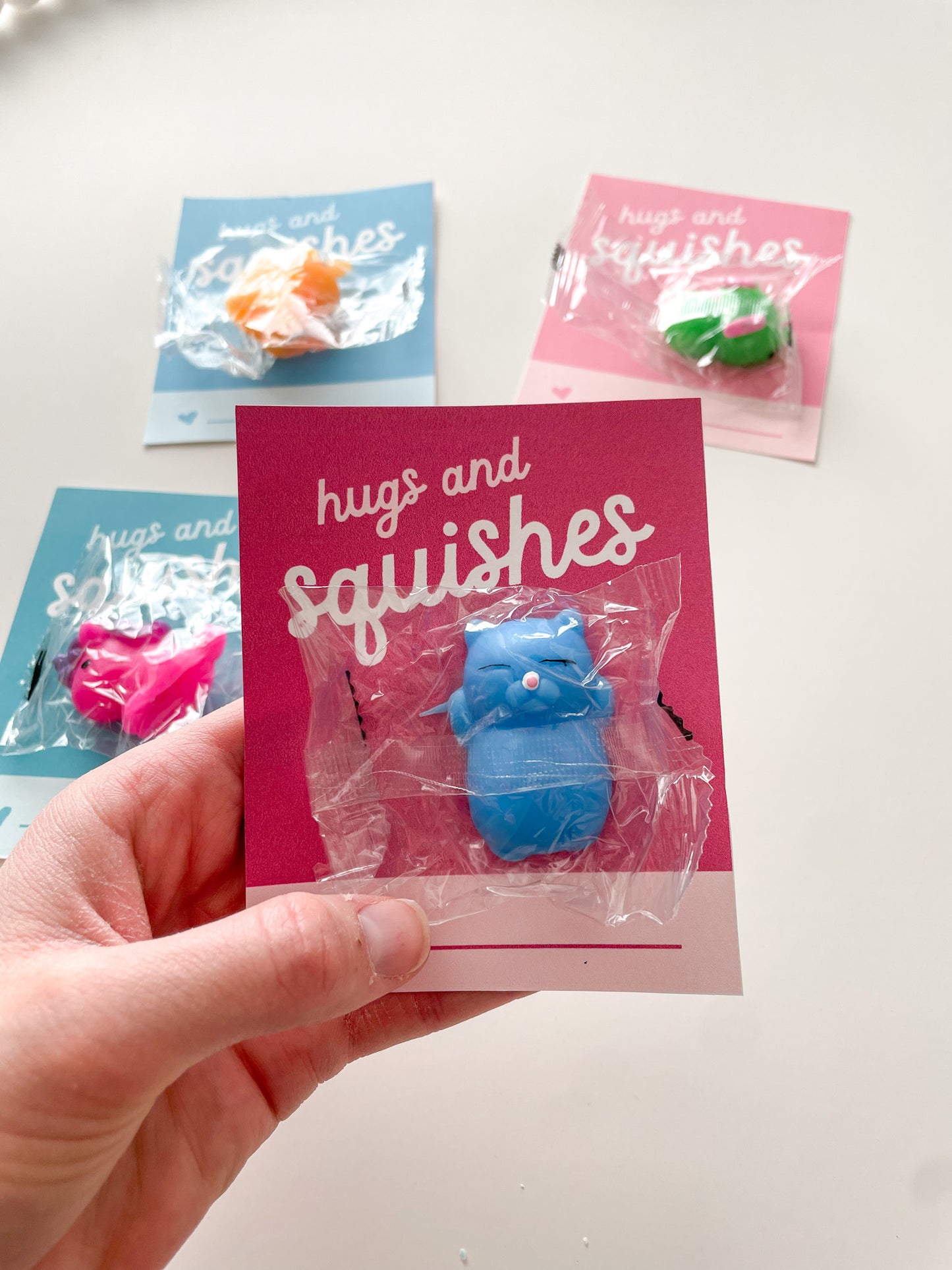 Hugs and Squishes — Printable Valentines