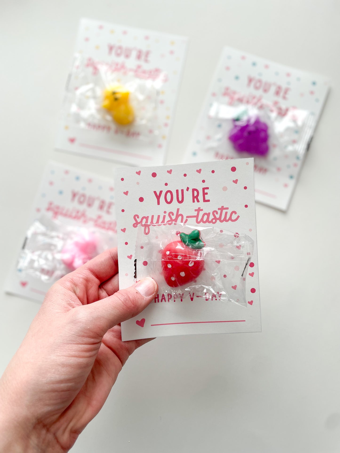 You're squish-tastic — Printable Valentines