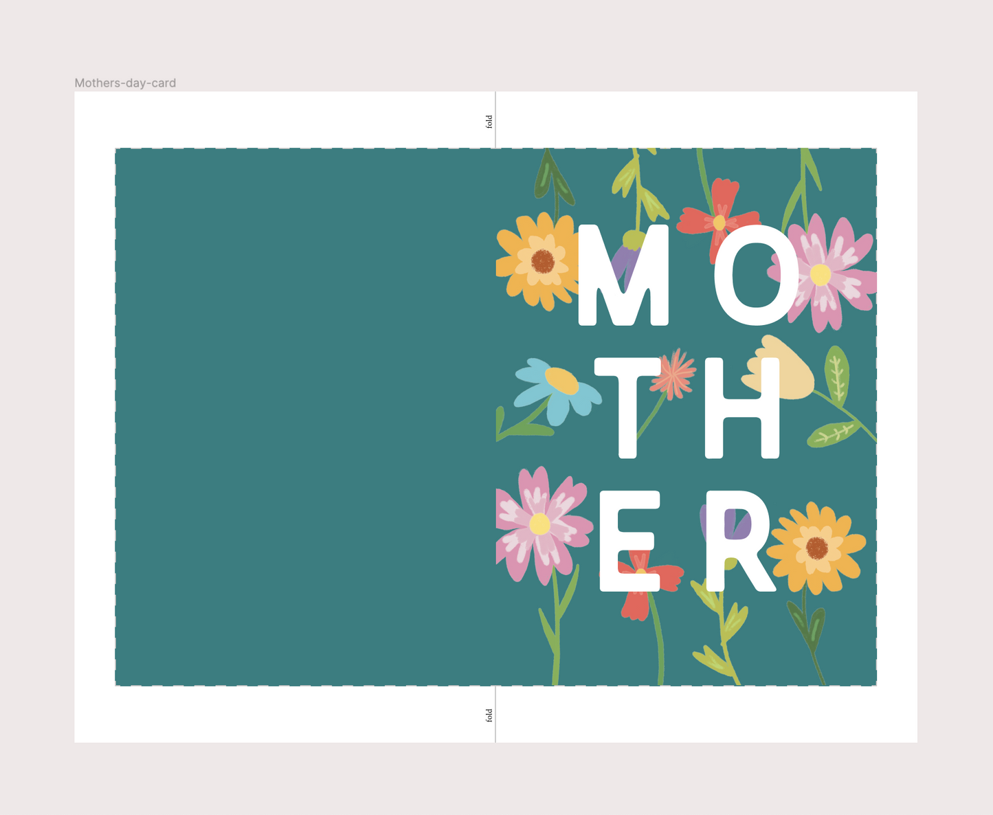 Floral Mother's Day Card