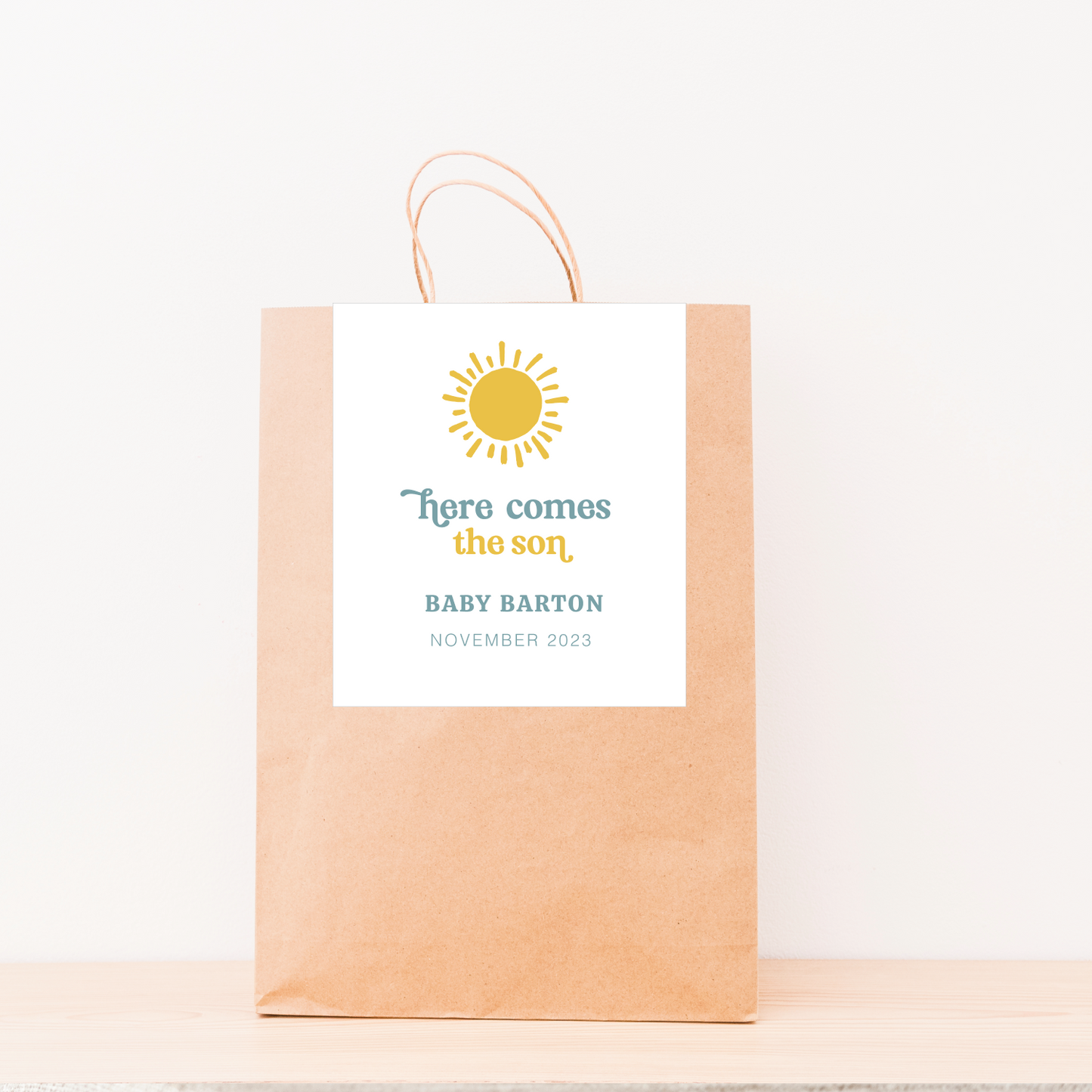 Here comes the son baby shower printable bundle