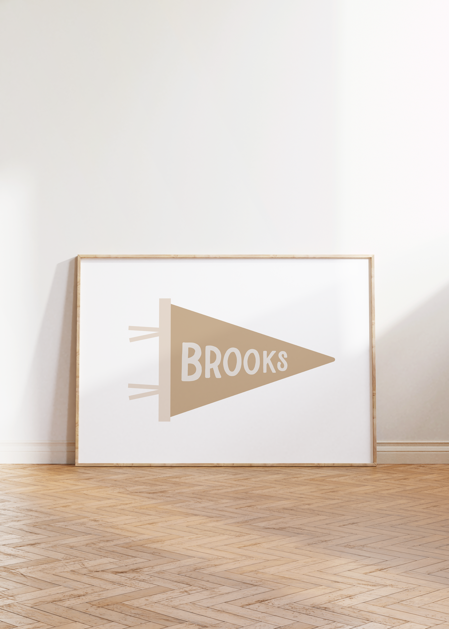 Personalized Name Pennant Print