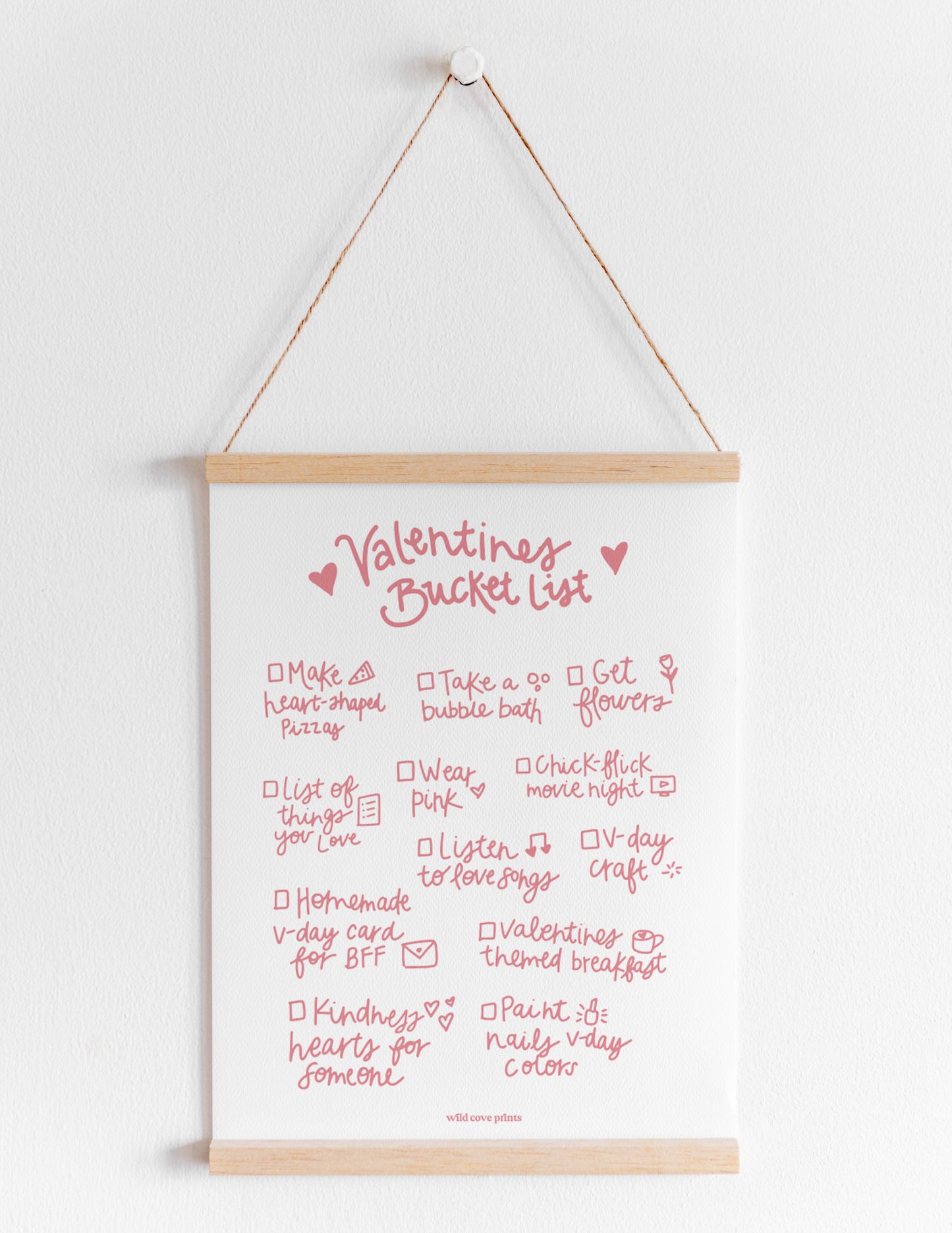 Printable Valentine's Bucket List