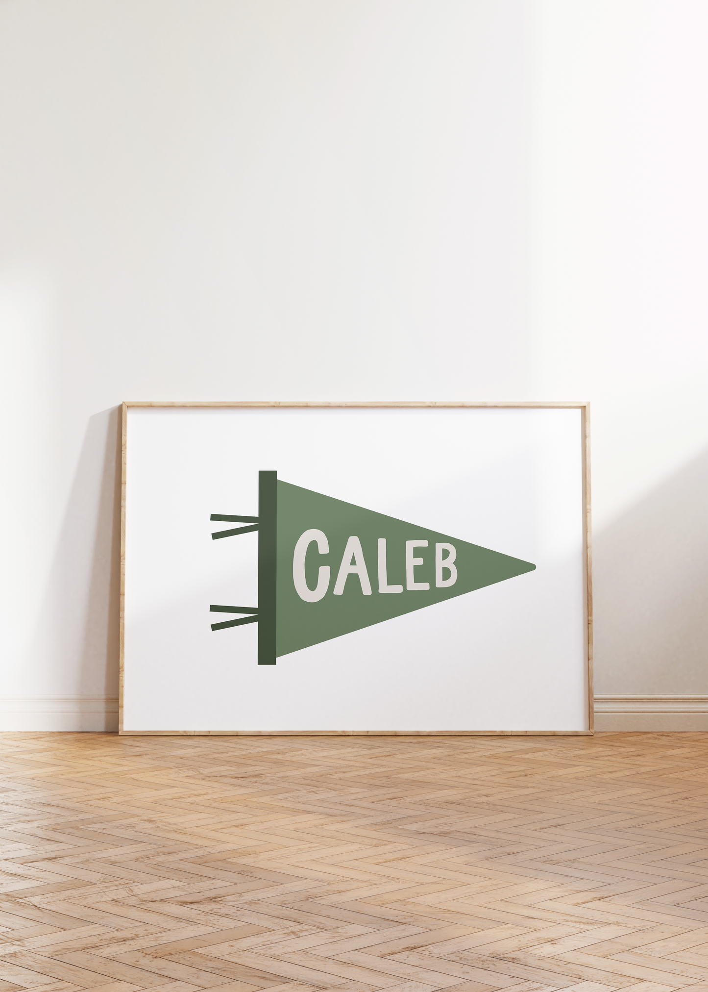 Personalized Name Pennant Print