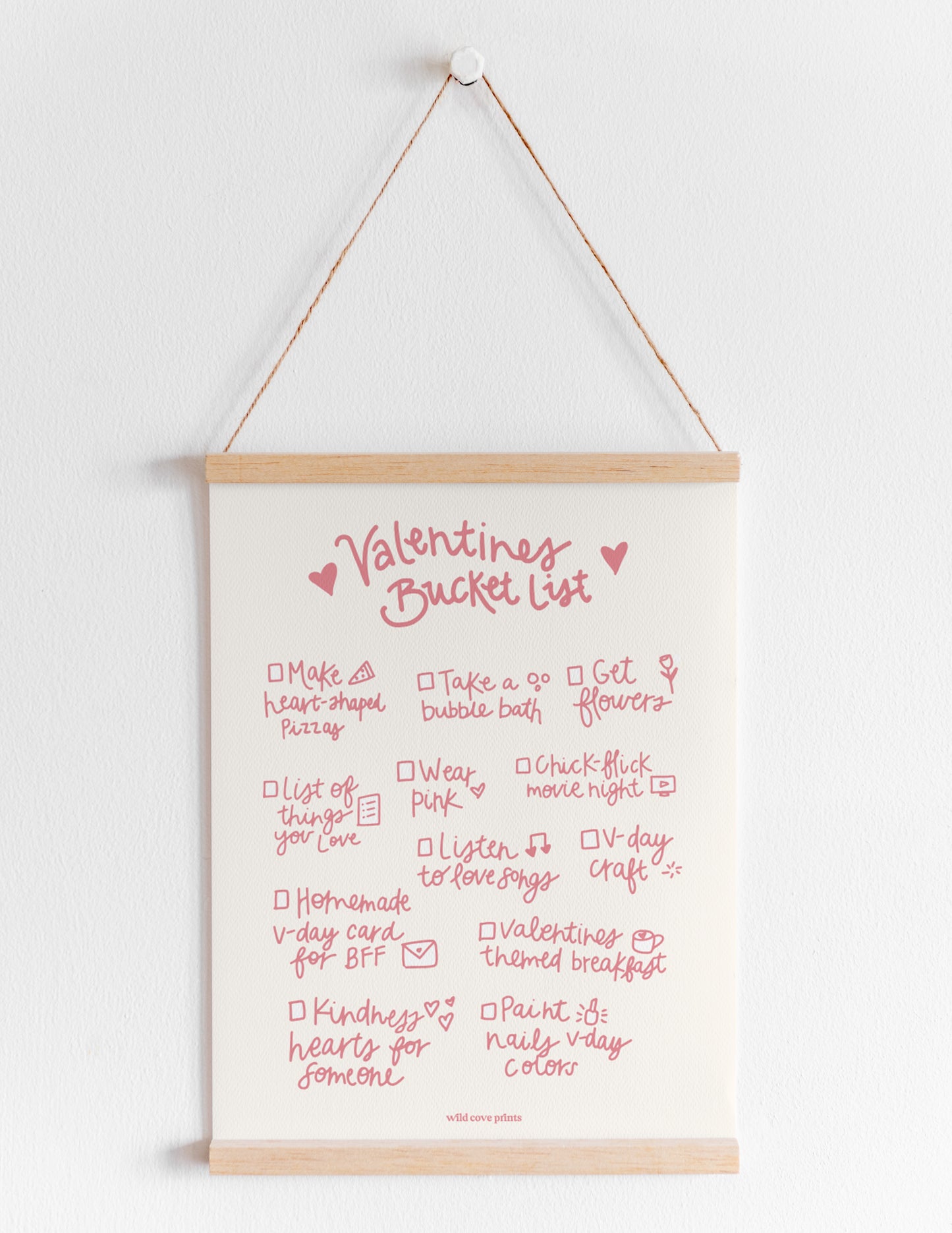 Printable Valentine's Bucket List