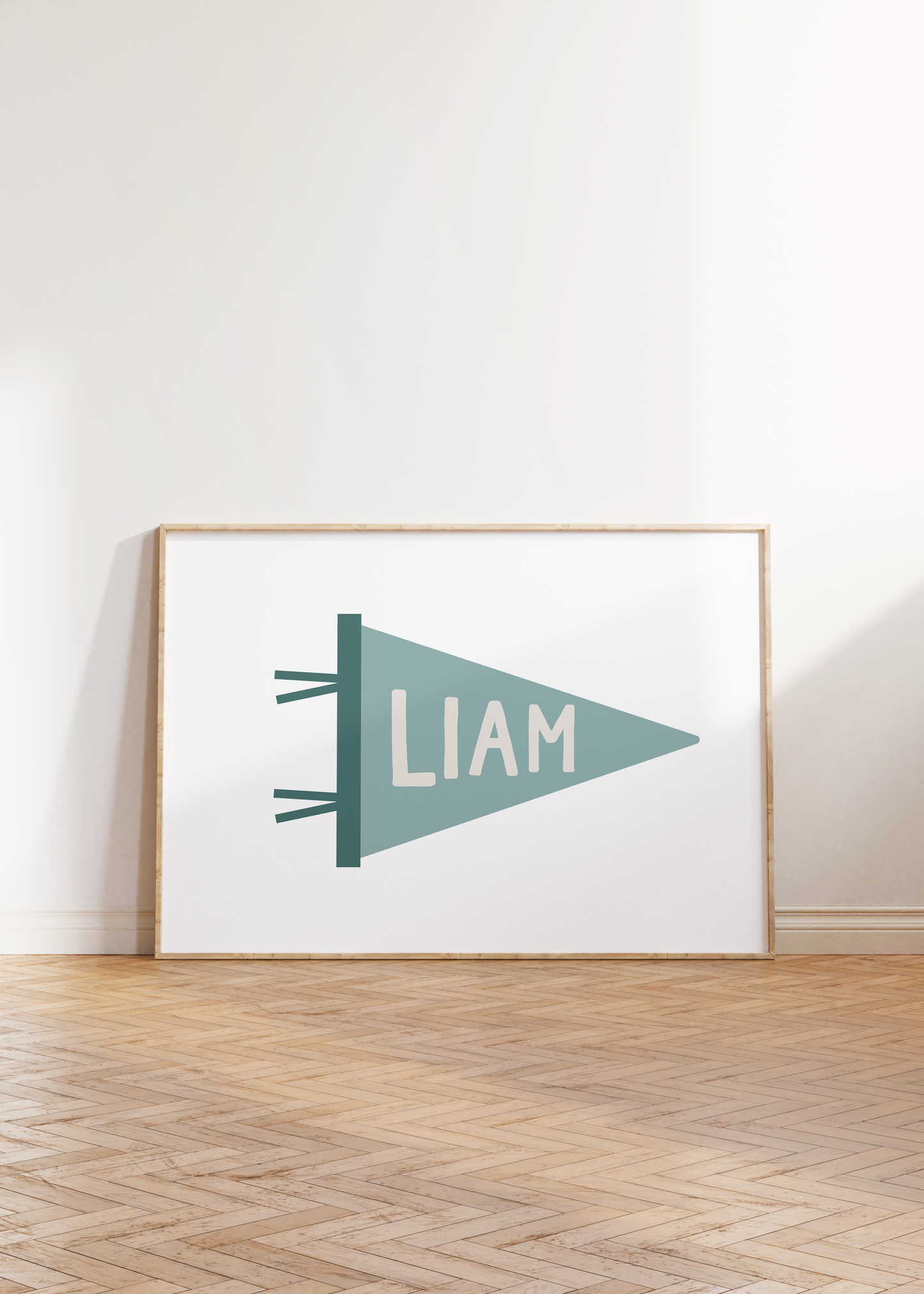 Personalized Name Pennant Print