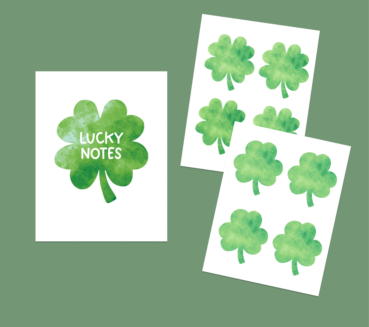 St. Patrick’s Day Lucky Notes Printable