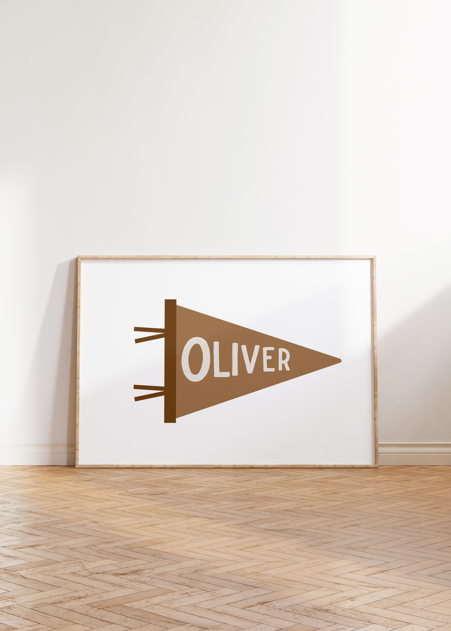 Personalized Name Pennant Print