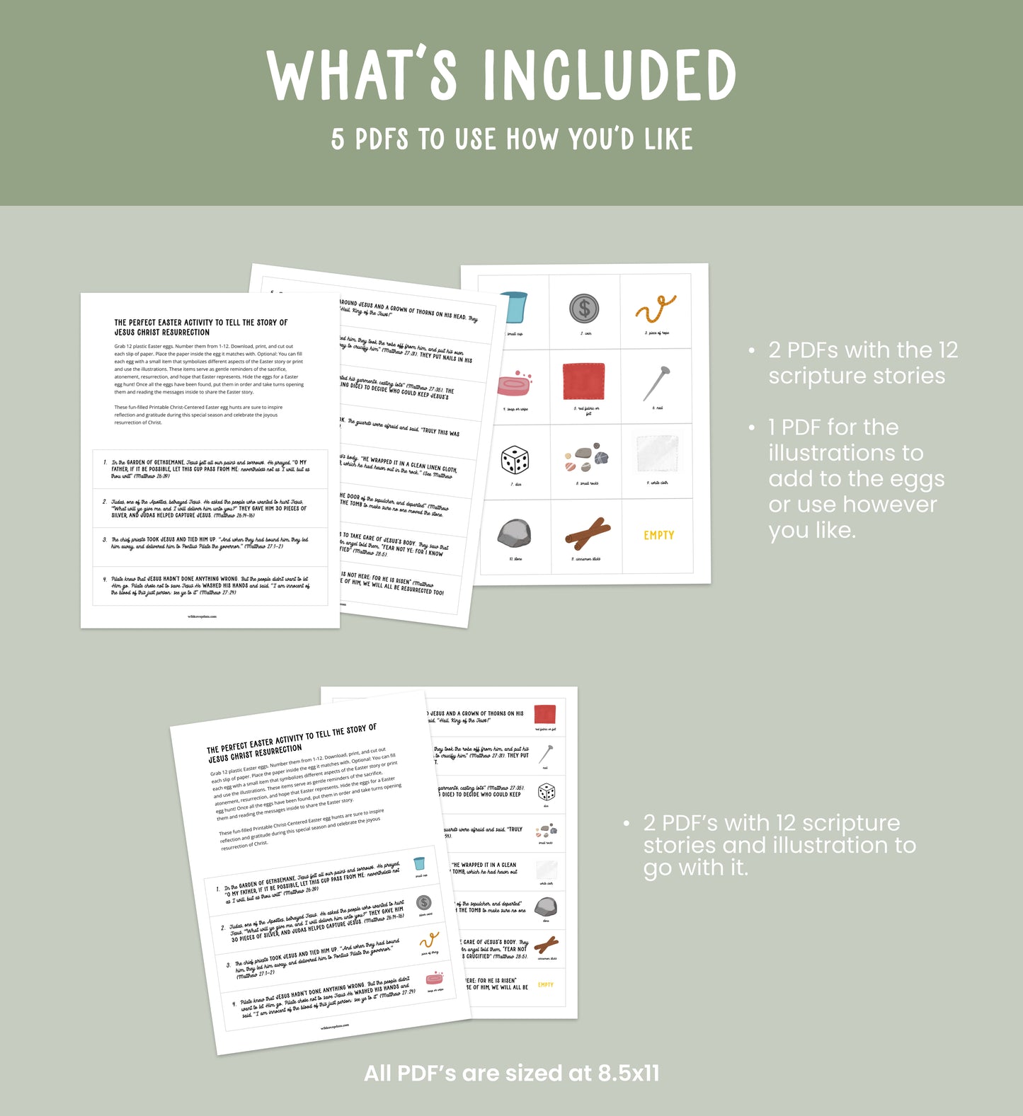 Easter Printable Resurrection Eggs