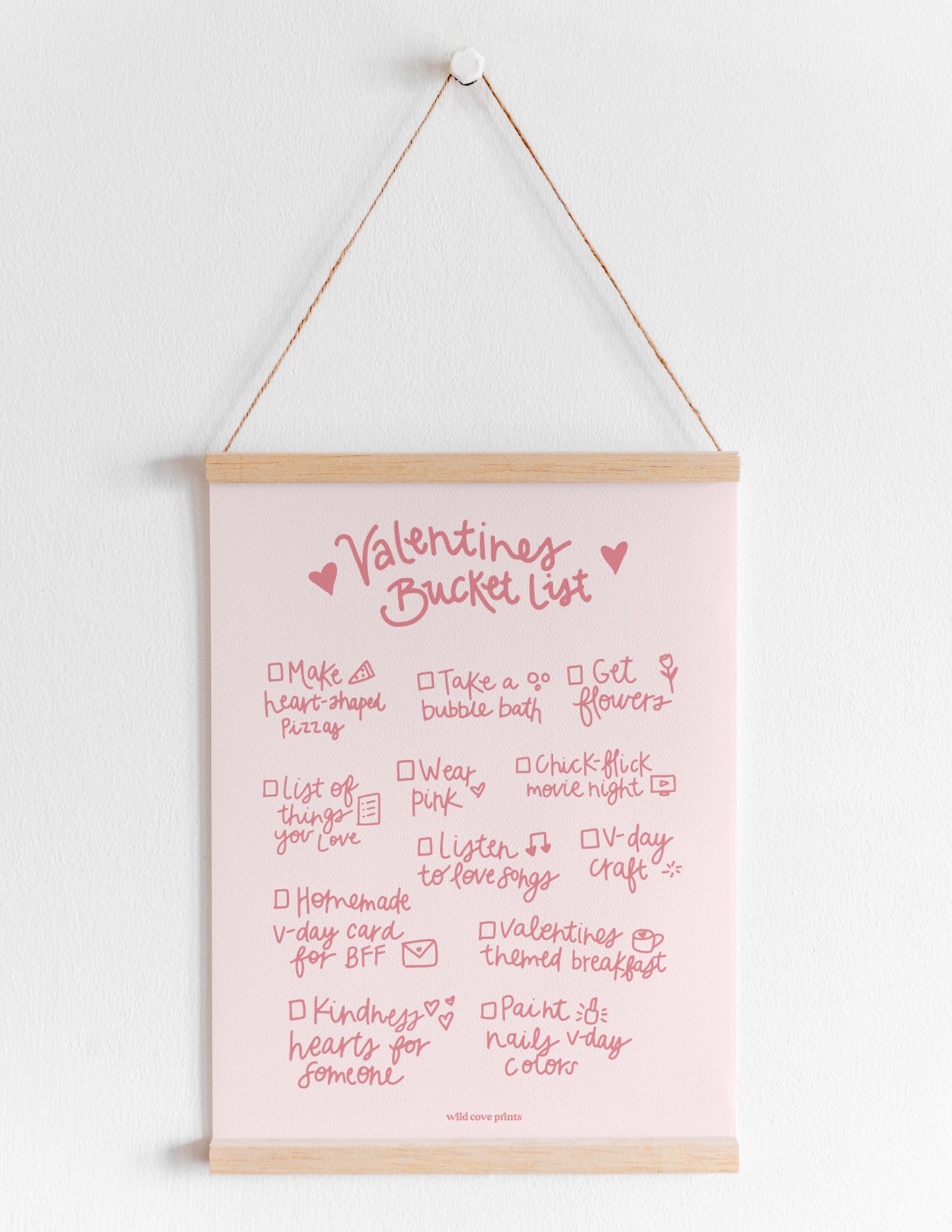 Printable Valentine's Bucket List