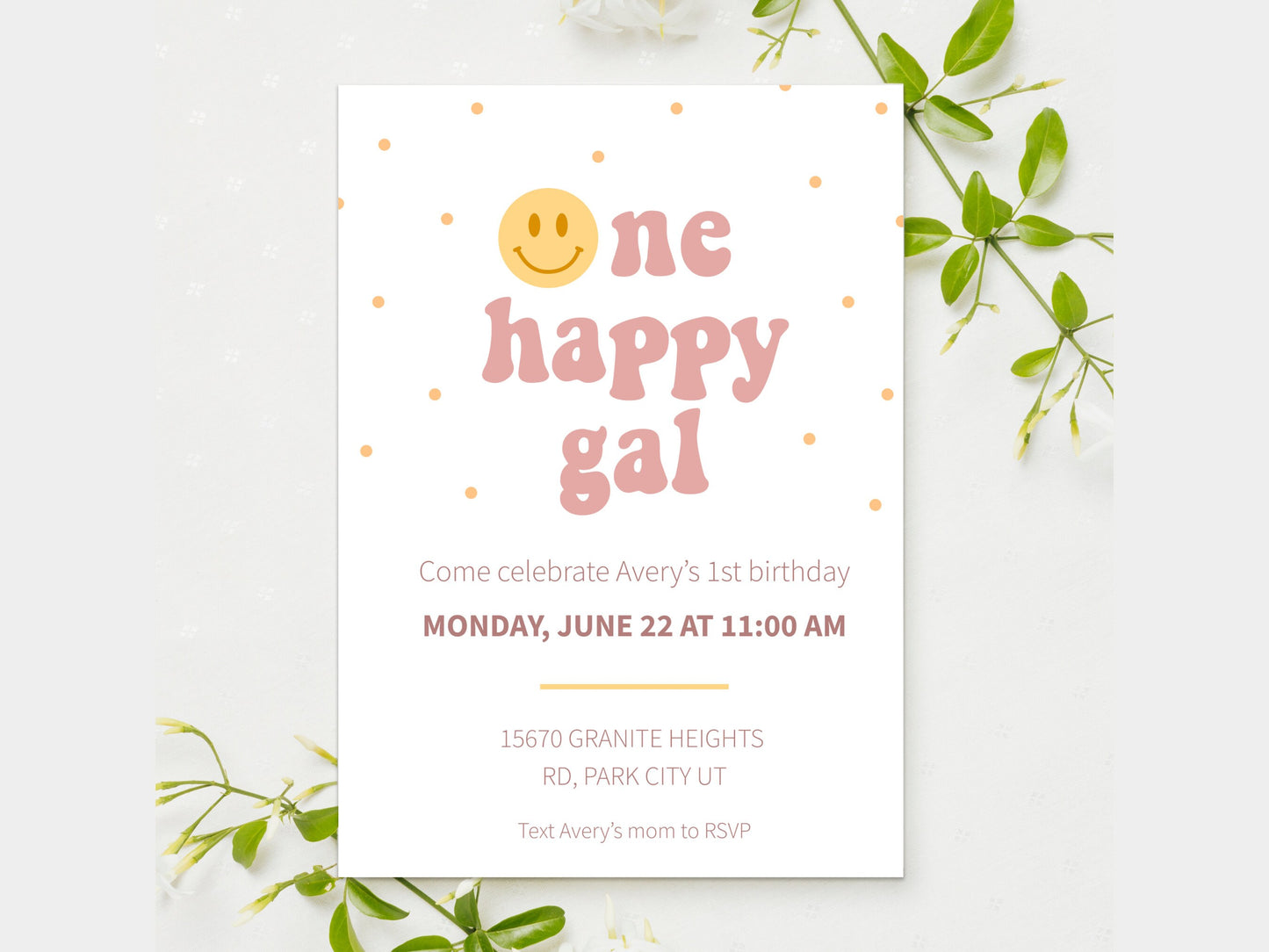 One Happy Gal birthday bundle