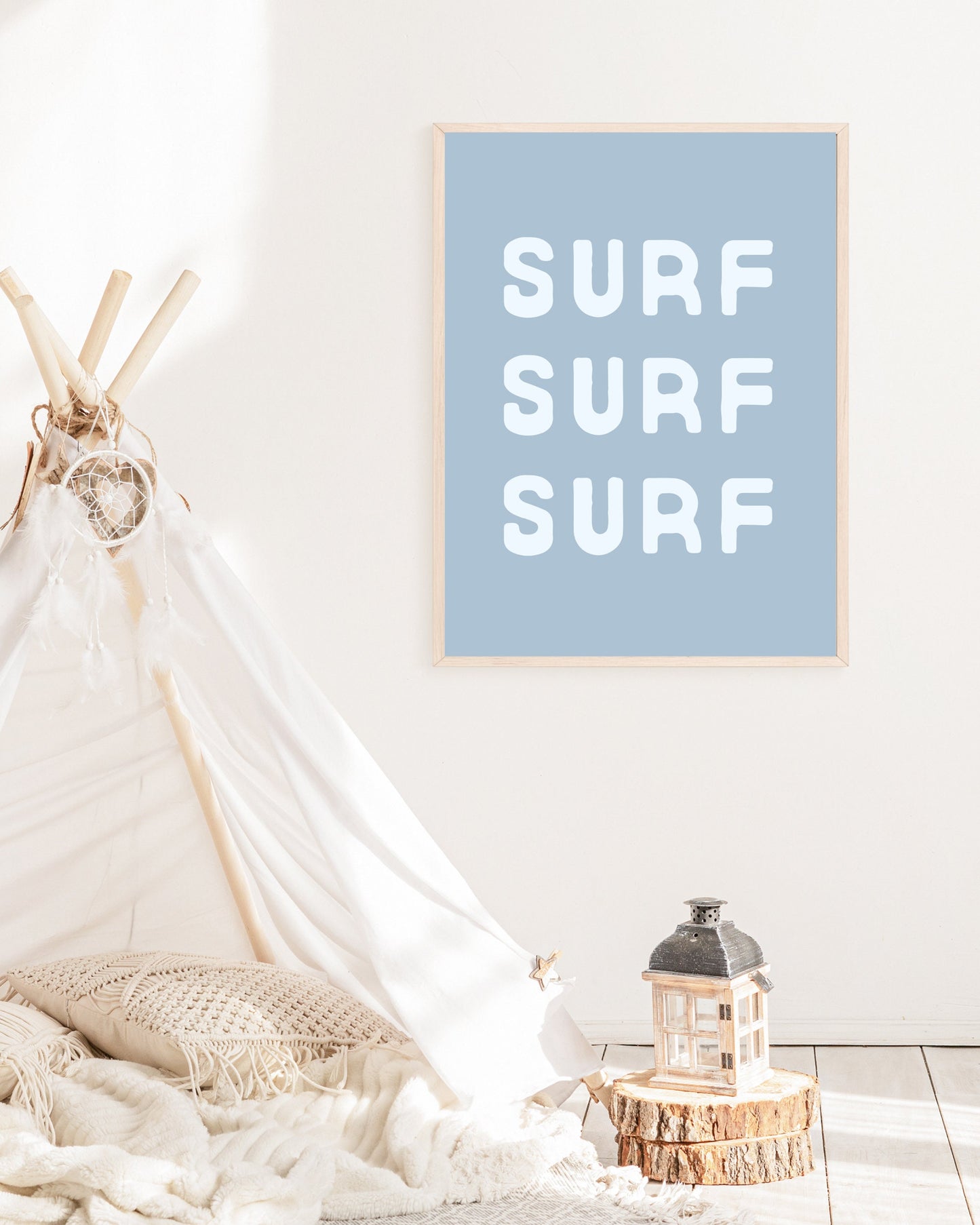Surf Surf Surf Wall Print