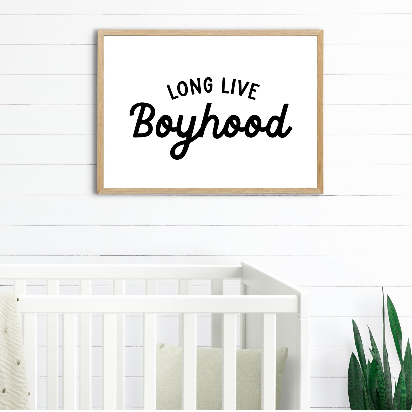 Long Live Boyhood Wall Print