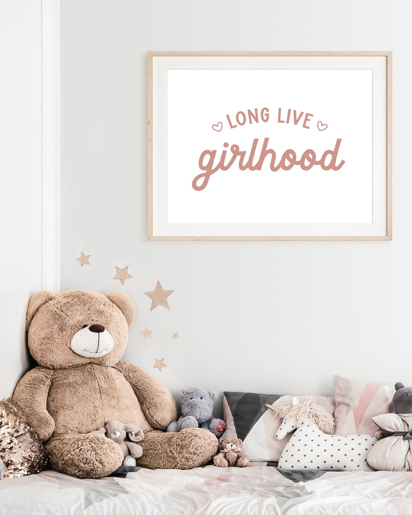 Long Live Girlhood Pink & White