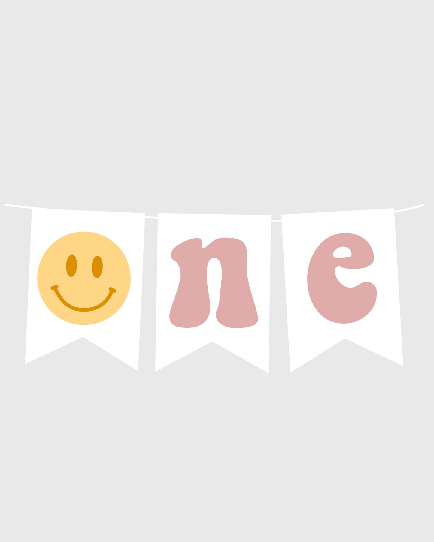 One Happy Gal birthday High Chair banner