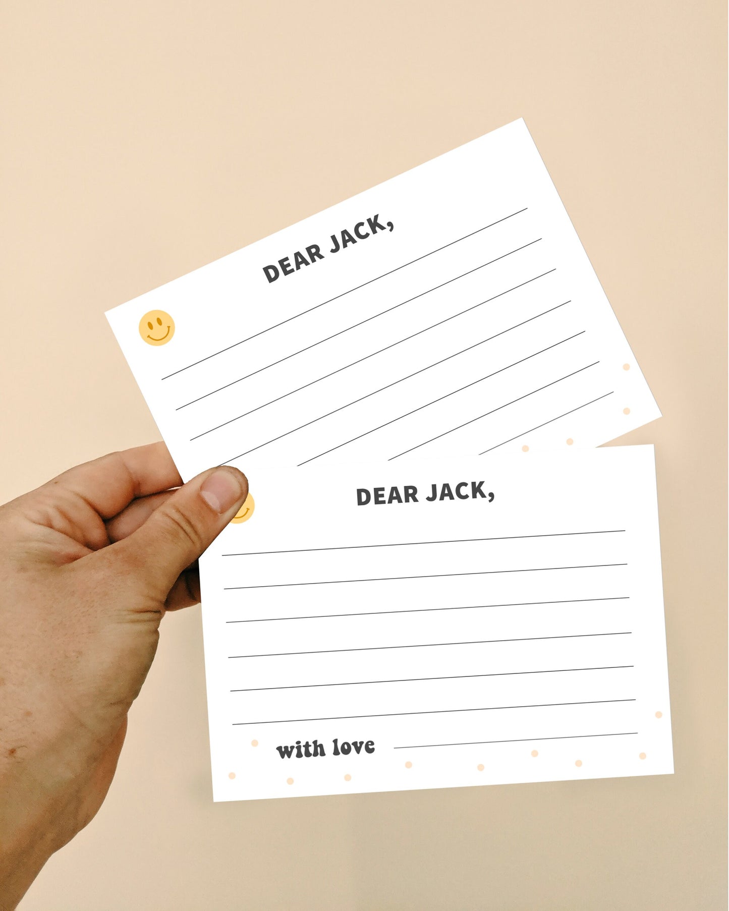 One Happy Dude Time Capsule sign with Matching note cards