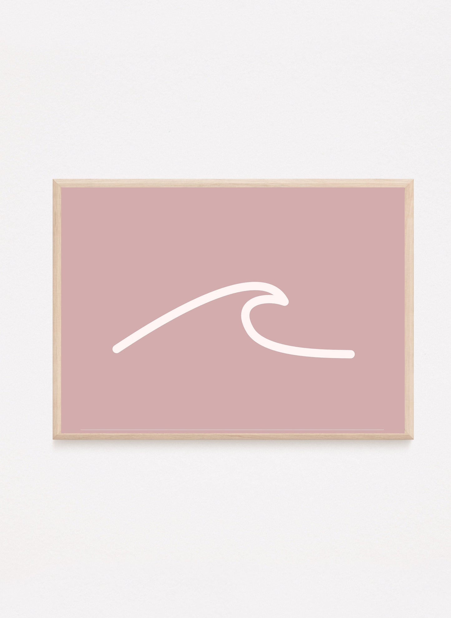 Boho Pink Surf Gallery Wall Art Set of 6 prints