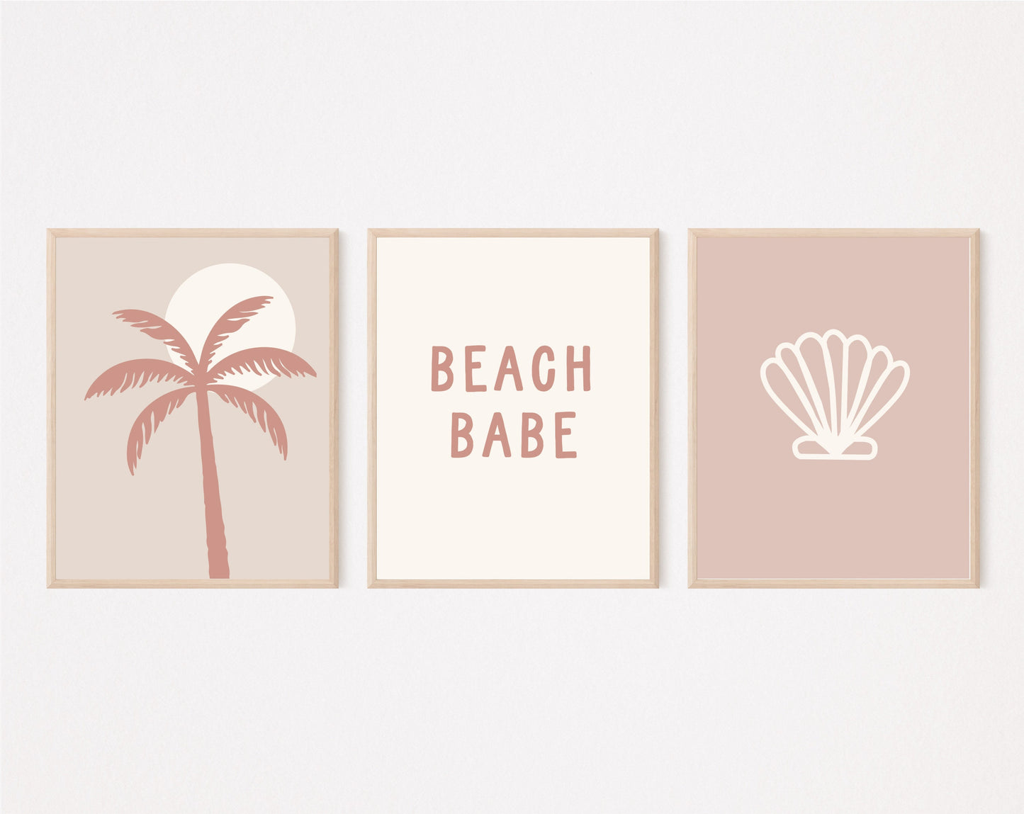 Beach Babe Wall Print Set of 3